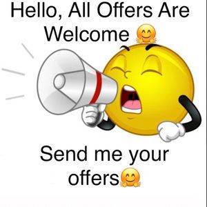 Like the item not to price? Make me an offer 🤗